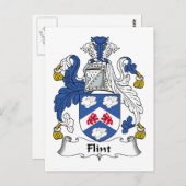 Carte Postale Flint Family Crest (Devant / Derrière)