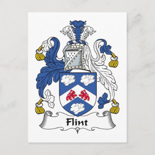 Carte Postale Flint Family Crest