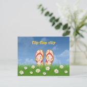 Carte Postale flip-flop (Debout devant)