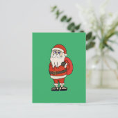 Carte Postale Flip Flops de Noël du Père Noël (Debout devant)