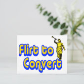 Carte Postale Flirt à convertir (Debout devant)