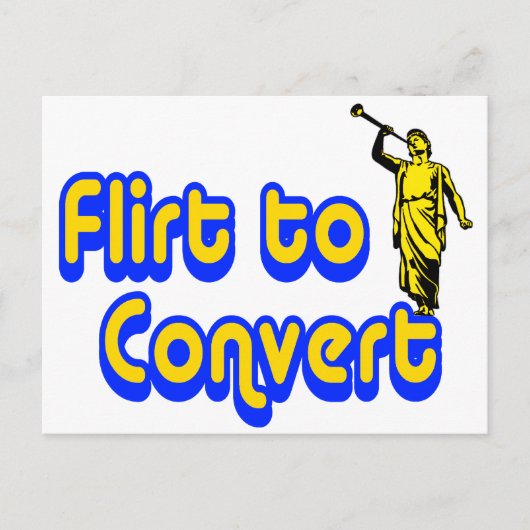 Carte Postale Flirt à convertir (Devant)