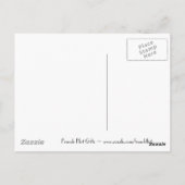 Carte Postale Flirt français - Amour romantique (Dos)