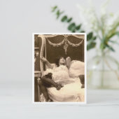 Carte Postale Flirt français - Pinup Vintage (Debout devant)