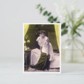 Carte Postale Flirt français - Pinup Vintage (Debout devant)