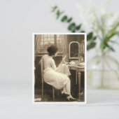 Carte Postale Flirt français - Pinup Vintage (Debout devant)