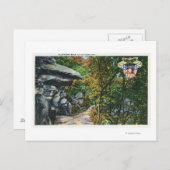 Carte Postale Flirt Walk Vue du Kissing Rock (Devant / Derrière)