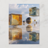 Carte Postale Floating Geometric Marvels Over Water (Devant)