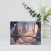 Carte Postale Floating Metropolis in the Clouds (Debout devant)