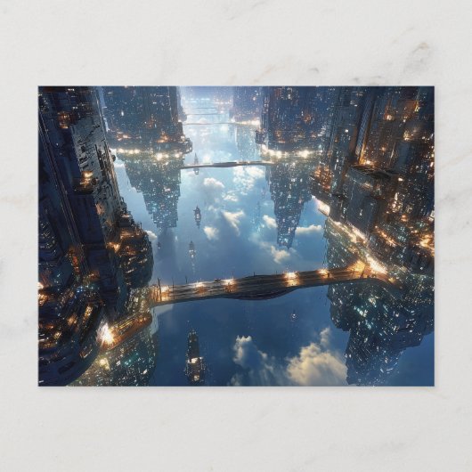 Carte Postale Floating Metropolis in the Sky (Devant)