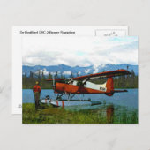 Carte Postale Floatplane De Havilland Beaver (Devant / Derrière)