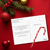 Carte Postale Flocon d'avion de Noël Simpl Drôle Aviation 