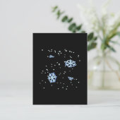 Carte Postale Flocon de neige (Debout devant)