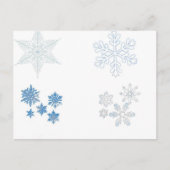 Carte Postale Flocon de neige (Devant)