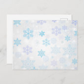 Carte Postale Flocon de neige (Devant / Derrière)
