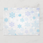 Carte Postale Flocon de neige (Devant)