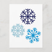 Carte Postale Flocon de neige (Devant)