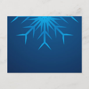 Carte Postale flocon de neige brillant