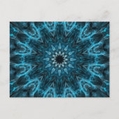 Carte Postale flocon de neige complexe (Devant)