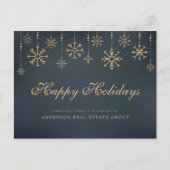 Carte Postale Flocon de neige | Salutations (Devant)