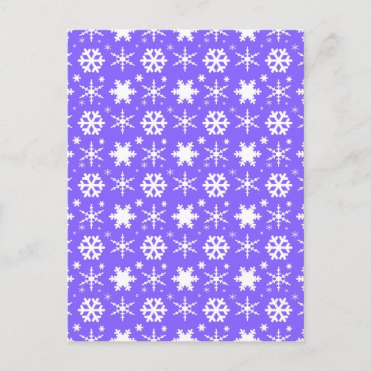 Carte Postale Flocons de Lavande (Devant)