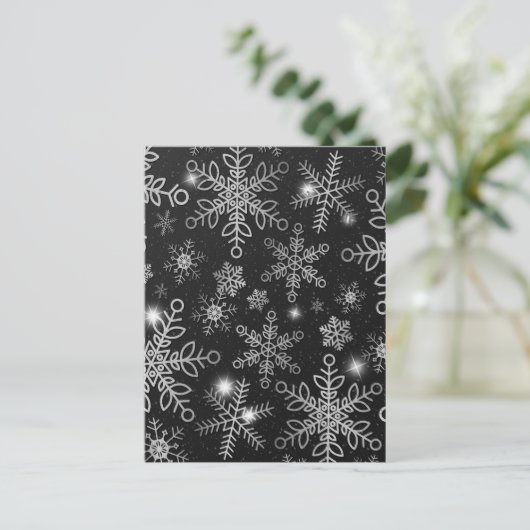 Carte Postale Flocons de Neige 8 (Debout devant)