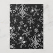 Carte Postale Flocons de Neige 8 (Devant)
