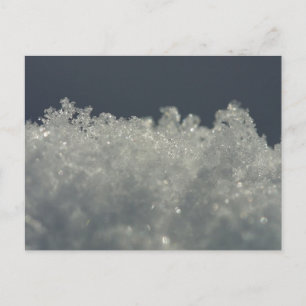 Carte Postale Flocons de neige de près