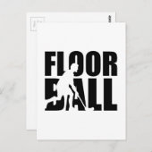 Carte Postale Floorball (Devant / Derrière)