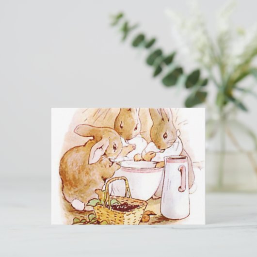 Carte Postale Flopsy Et Cottontail Beatrix Potter (Debout devant)