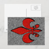 Carte Postale Flor De Lis (Devant / Derrière)