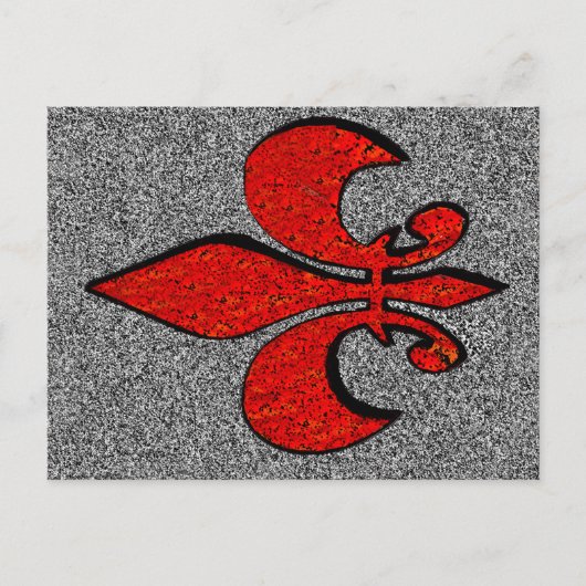 Carte Postale Flor De Lis (Devant)