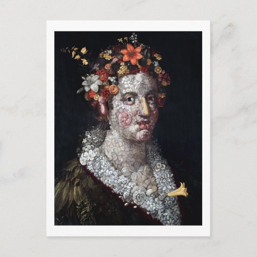 Carte Postale Flora, Arcimboldo (Devant)