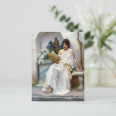 Carte Postale Flora par Pré-Raphaelite John William Waterhouse (Debout devant)