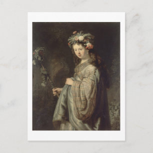 Carte Postale Flora Rembrandt Fine Art