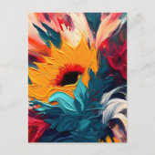 Carte Postale Floraison radieuse – Expression florale abstraite  (Devant)