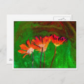 Carte Postale Floral (Devant / Derrière)