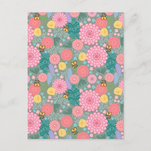 Carte Postale Floral (Devant)