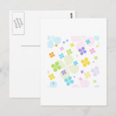 Carte Postale Floral (Devant / Derrière)