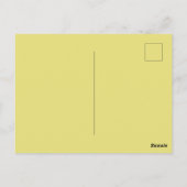 Carte Postale FLoral (Dos)