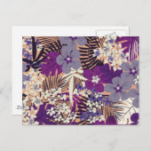 Carte Postale Floral 1 (Devant / Derrière)