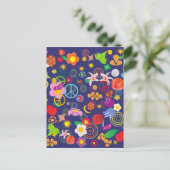 Carte Postale Floral boho (Debout devant)