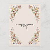 Carte Postale Floral Boho vintage (Devant)