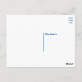 Carte Postale Floral Bonjour Daisy Papillon Fleurs sauvages amis (Dos)