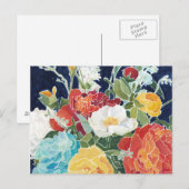 Carte Postale Floral de minuit I (Devant / Derrière)
