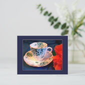 Carte Postale Floral Demitasse (Debout devant)