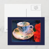 Carte Postale Floral Demitasse (Devant / Derrière)