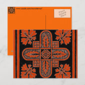Carte postale Floral Design (Devant / Derrière)