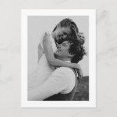 Carte Postale Floral Dusty Blue Hydrangea Mariage Merci (Devant)