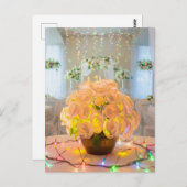 Carte Postale Floral éclairé (Devant / Derrière)